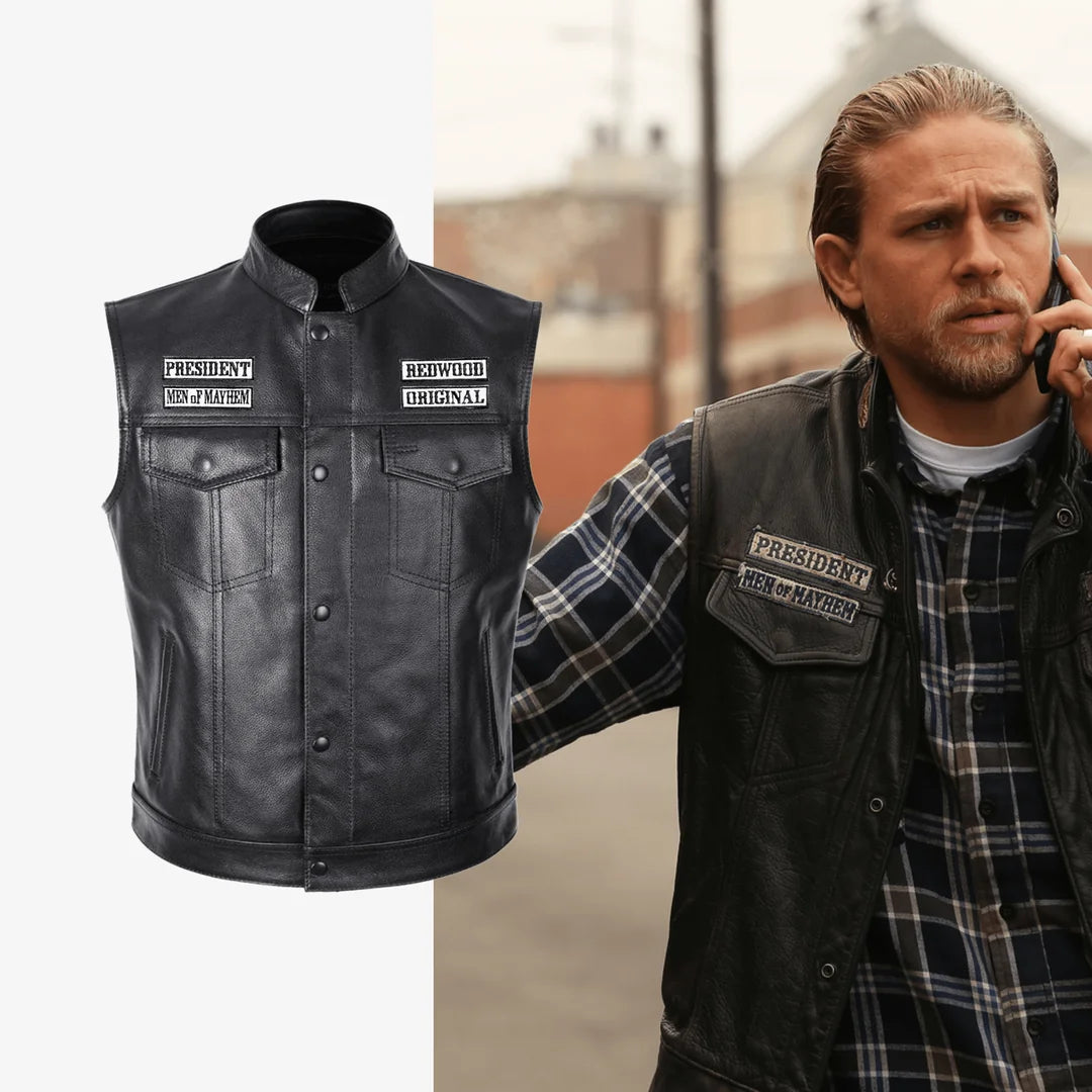 SONS OF ANARCHY DERİ YELEK | ALCA WEAR